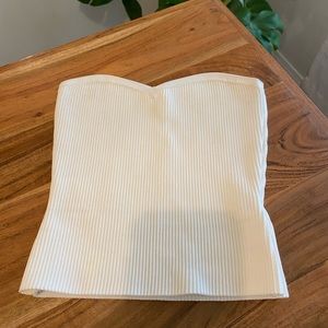 Aritzia Wilfred Ribbed Tube Top - S